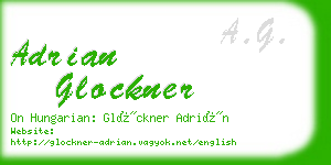 adrian glockner business card