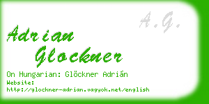 adrian glockner business card